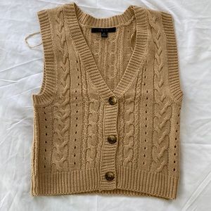 Women’s button up vest